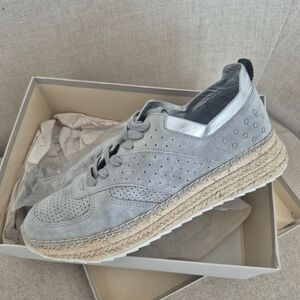 Marc Fisher Grey Julio Suede Sneakers